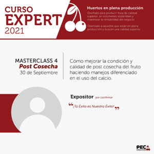 PEC E-Learning EXPERT 2021: Masterclass 4 - Postcosecha